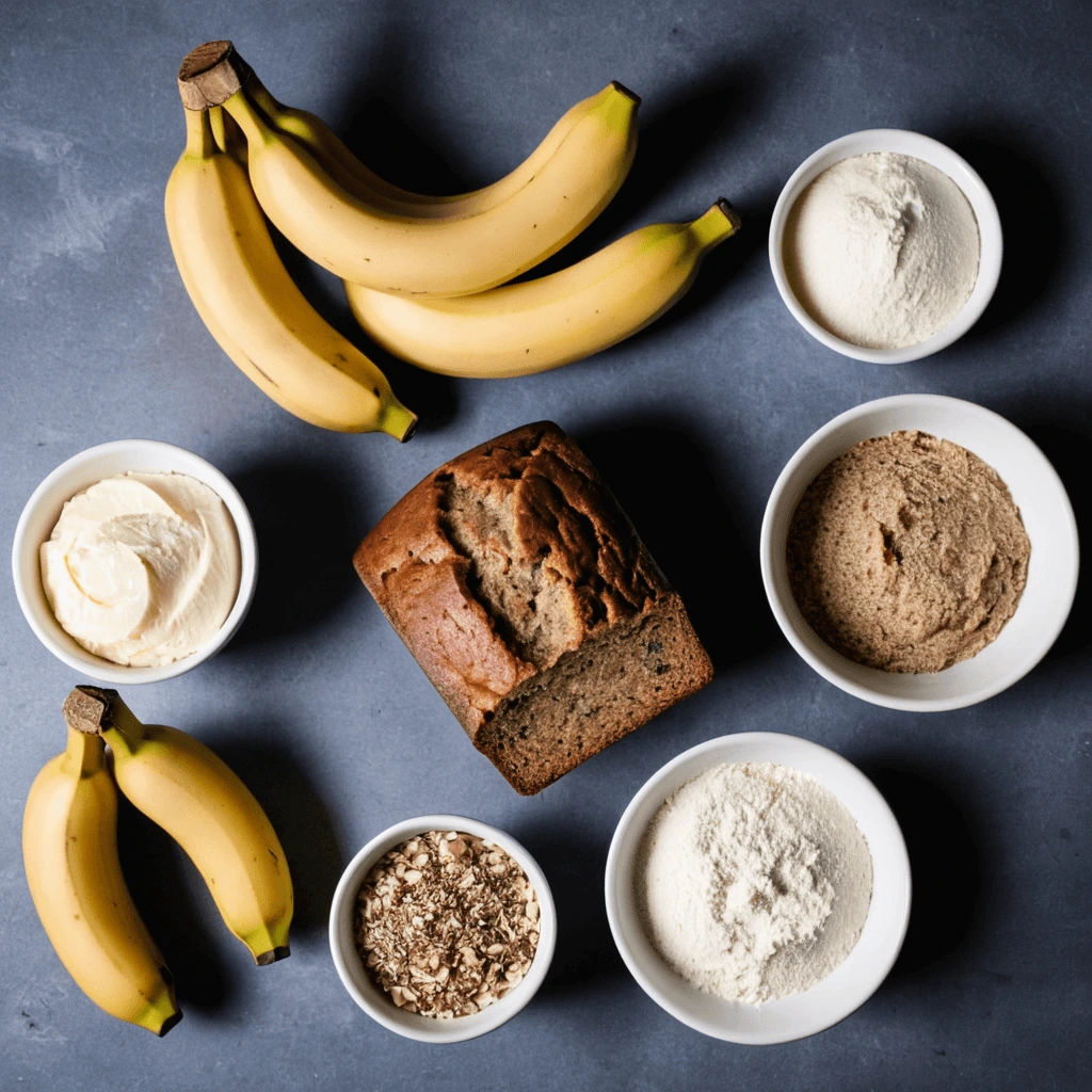 Banana bread loaf cooling on a wire rack with a knife ready for slicing