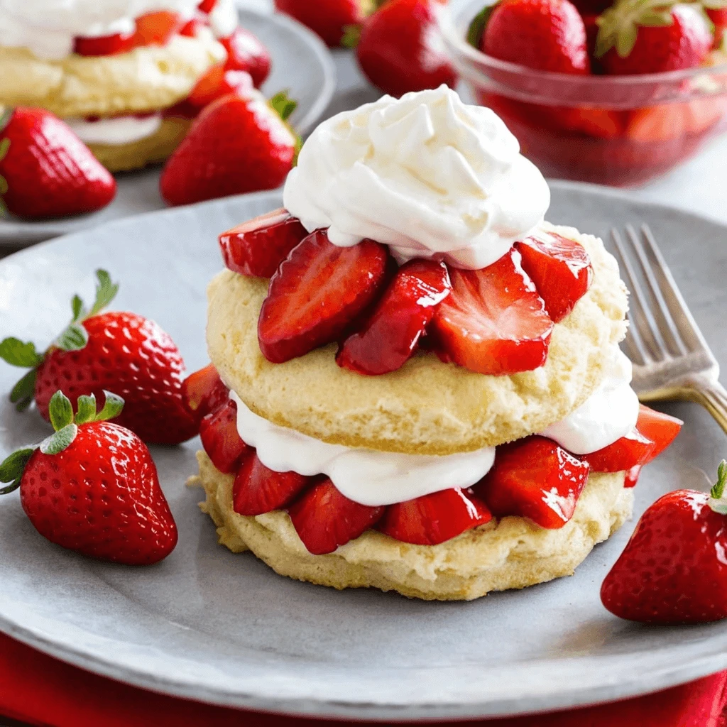 A chocolate strawberry shortcake with layers of chocolate sponge cake, chocolate whipped cream, and fresh strawberries, dusted with cocoa powder.