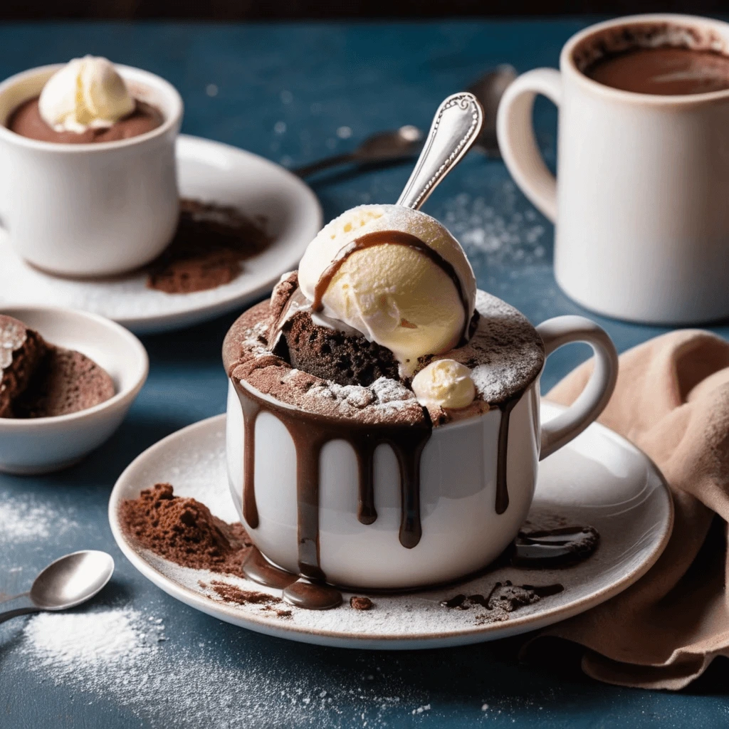 Warm, indulgent topped with whipped cream and a sprinkle of chocolate shavings.
